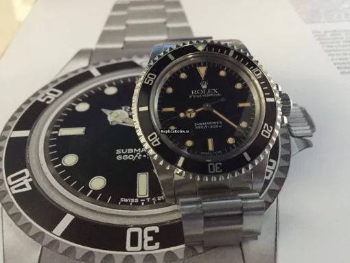 Unique Fakes Rolex Submariner (no Date) 5513 Caliber 1520 Automatic Movement 40mm Steel Case Mens/unisex Watch - Image 4