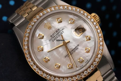 Exquisite Replica Rolex Datejust 16233 Automatic Movement 36mm Gold/steel Case Mens/unisex Watch - Image 2
