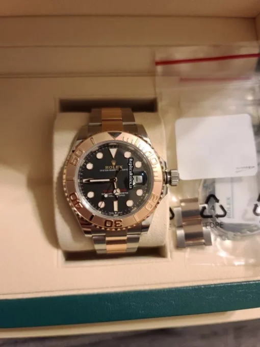 Exquisite Replica Rolex Yacht-master 40 126621 Caliber 3235 Automatic Movement 40mm Gold/steel Case Mens/unisex Watch - Image 4