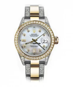 Fine Replica Rolex Datejust 68173 Automatic Movement 31mm Gold/steel Case Womens Watch