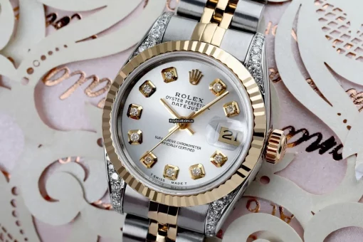 Wholesale Replica Rolex Lady-datejust 69173 Automatic Movement 26mm Gold/steel Case Womens Watch