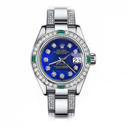 1:1 Replica Rolex Oyster Perpetual Lady Date 69160 Automatic Movement 26mm Steel Case Womens Watch
