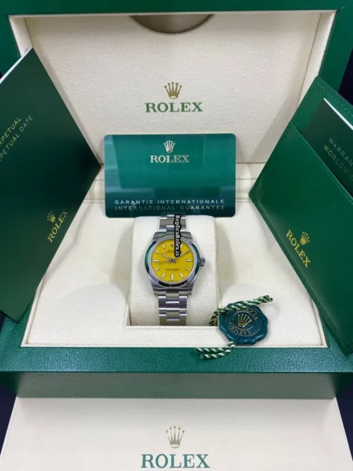 Great Replica Rolex Oyster Perpetual 31 277200 Caliber 2232 Automatic Movement 31mm Steel Case Womens Watch - Image 2