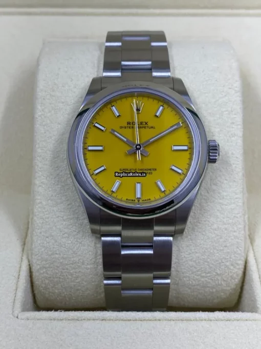 Great Replica Rolex Oyster Perpetual 31 277200 Caliber 2232 Automatic Movement 31mm Steel Case Womens Watch - Image 3