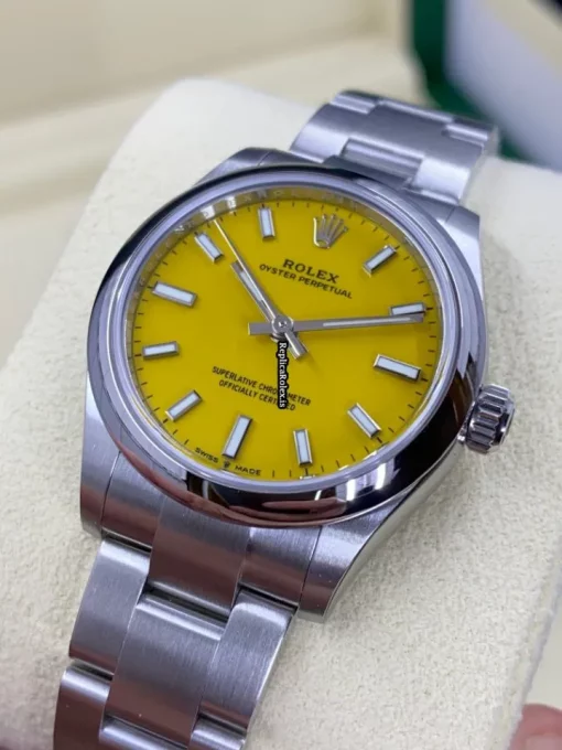Great Replica Rolex Oyster Perpetual 31 277200 Caliber 2232 Automatic Movement 31mm Steel Case Womens Watch - Image 4