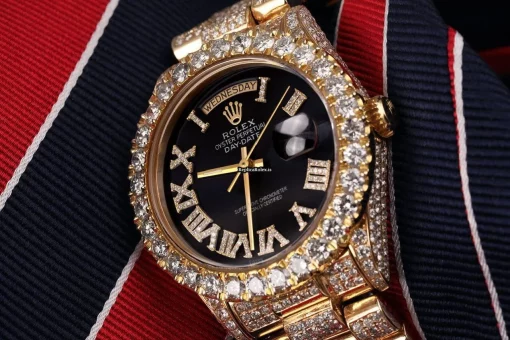 Wholesale Fake Rolex Day-date 36 18038 Automatic Movement 36mm Yellow Gold Case Mens/unisex Watch - Image 7