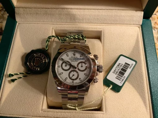 Best Replica Rolex Daytona 116520 Caliber 4130 Automatic Movement 40mm Steel Case Mens/unisex Watch - Image 2
