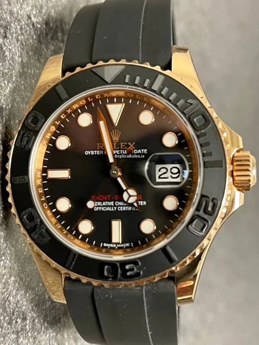 Appealing Replica Rolex Yacht-master 40 116655 Caliber 3135 Automatic Movement 40mm Rose Gold Case Mens/unisex Watch