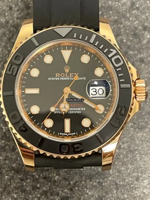 Appealing Replica Rolex Yacht-master 40 116655 Caliber 3135 Automatic Movement 40mm Rose Gold Case Mens/unisex Watch - Image 8