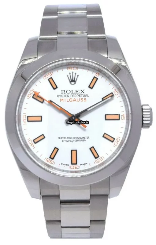 Attractive Imitation Rolex Milgauss 116400 Automatic Movement 40mm Steel Case Mens/unisex Watch - Image 2