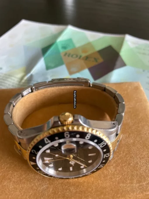Defect Replica Rolex Gmt-master II 126711chnr Caliber 3285 Automatic Movement 40mm Gold/steel Case Mens/unisex Watch - Image 2
