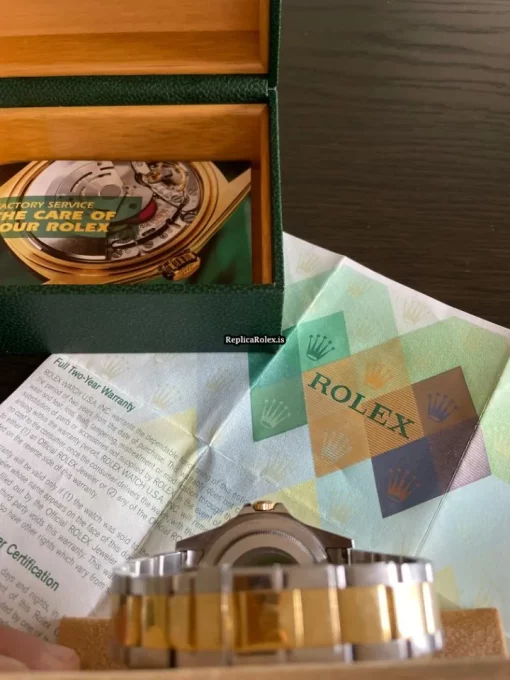 Defect Replica Rolex Gmt-master II 126711chnr Caliber 3285 Automatic Movement 40mm Gold/steel Case Mens/unisex Watch - Image 4