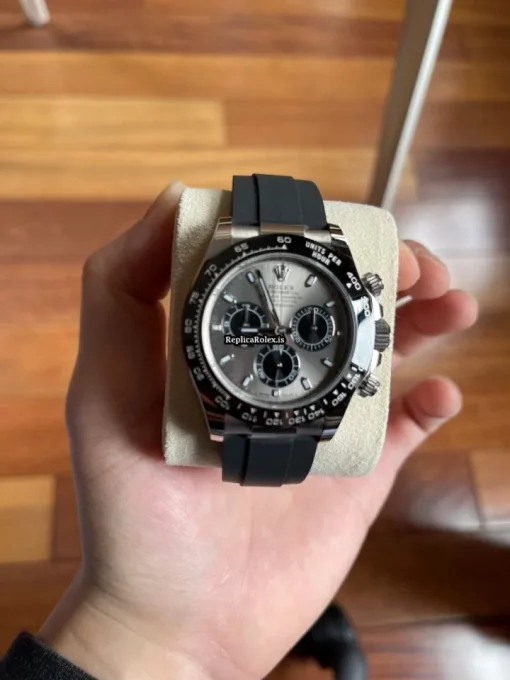 Wonderful Replica Rolex Daytona 116519ln Caliber 4130 Automatic Movement 40mm White Gold Case Mens/unisex Watch