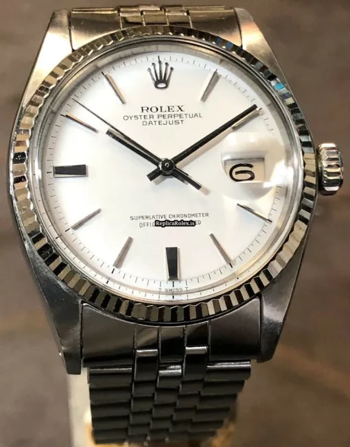 Trustworthy Replica Rolex Datejust 1601 Automatic Movement 36mm Steel Case Mens/unisex Watch - Image 3