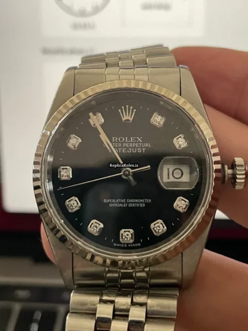 Mind-boggling Replica Rolex Datejust 16234 Automatic Movement Steel Case Mens/unisex Watch - Image 5