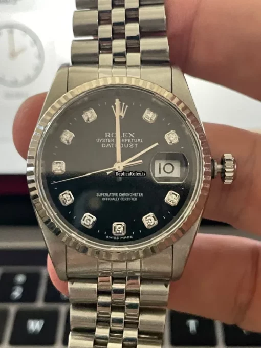 Mind-boggling Replica Rolex Datejust 16234 Automatic Movement Steel Case Mens/unisex Watch - Image 6