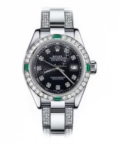 Great Replica Rolex Oyster Perpetual Lady Date 69160 Automatic Movement 26mm Steel Case Womens Watch