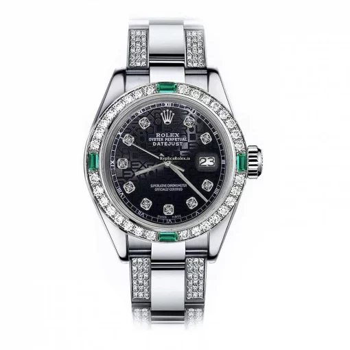 Great Replica Rolex Oyster Perpetual Lady Date 69160 Automatic Movement 26mm Steel Case Womens Watch