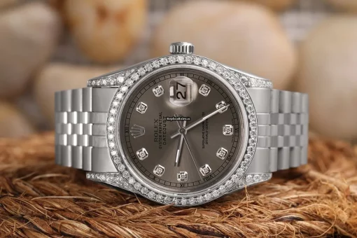 Lovely Knockoff Rolex Datejust 16014 Automatic Movement 36mm Steel Case Mens/unisex Watch - Image 3