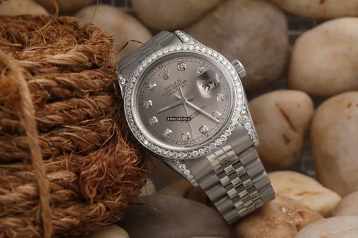 Lovely Knockoff Rolex Datejust 16014 Automatic Movement 36mm Steel Case Mens/unisex Watch - Image 4