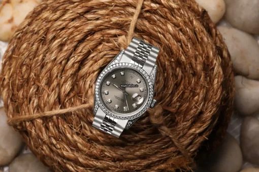 Lovely Knockoff Rolex Datejust 16014 Automatic Movement 36mm Steel Case Mens/unisex Watch - Image 8