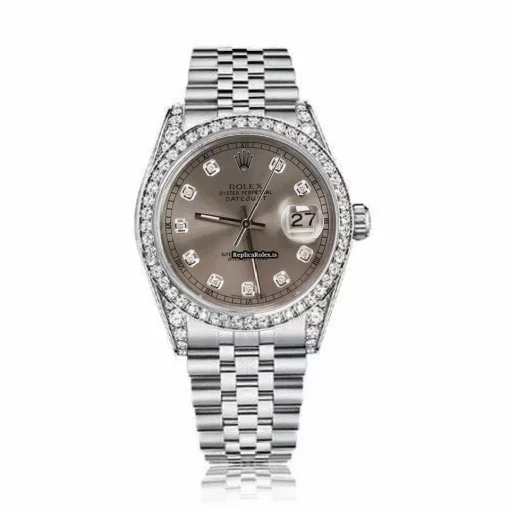 Lovely Knockoff Rolex Datejust 16014 Automatic Movement 36mm Steel Case Mens/unisex Watch - Image 9