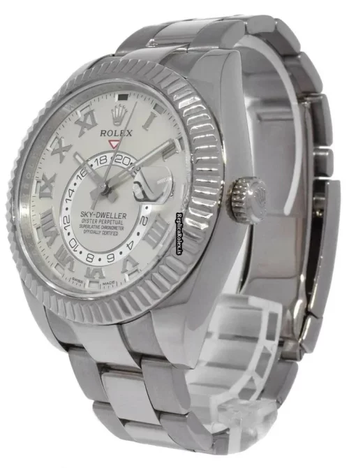 Suitable Fake Rolex Sky-dweller 326939 Automatic Movement 42mm White Gold Case Mens/unisex Watch - Image 10