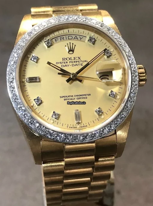 Epic Imitation Rolex Day-date 18048 Automatic Movement Watch - Image 3