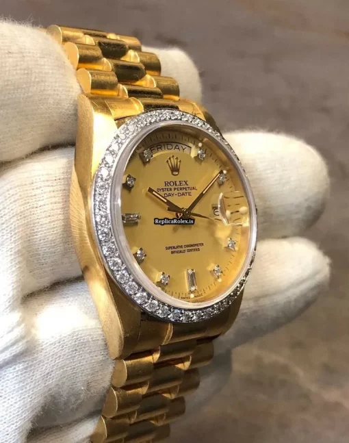 Epic Imitation Rolex Day-date 18048 Automatic Movement Watch - Image 5