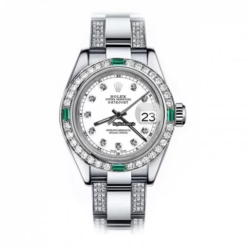 Durable Replica Rolex Oyster Perpetual Lady Date 69160 Automatic Movement 26mm Steel Case Womens Watch