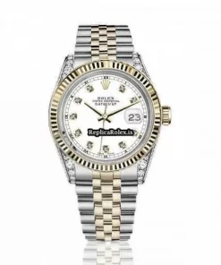 Wonderful Replica Rolex Datejust 16013 Automatic Movement 36mm Gold/steel Case Mens/unisex Watch