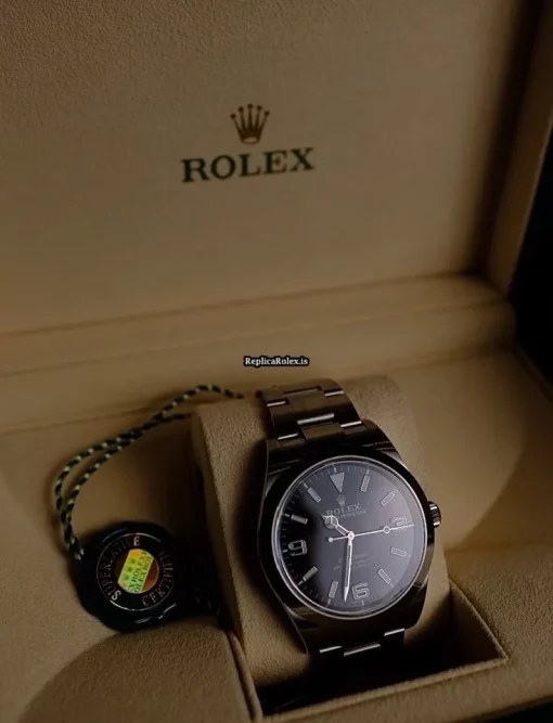 Lovely Replica Rolex Explorer 214270 Caliber 3132 Automatic Movement 39mm Steel Case Mens/unisex Watch - Image 3