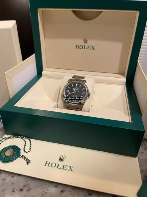 Lovely Replica Rolex Explorer 214270 Caliber 3132 Automatic Movement 39mm Steel Case Mens/unisex Watch - Image 6