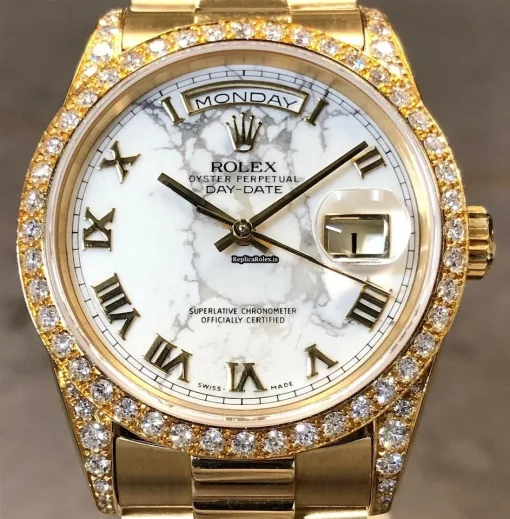 Fabulous Replica Rolex Day-date 18338 Automatic Movement Mens/unisex Watch