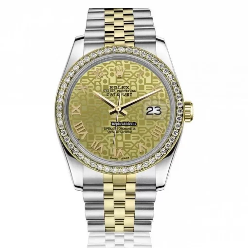 Amazing Replica Rolex Lady-datejust 69173 Automatic Movement 26mm Gold/steel Case Womens Watch