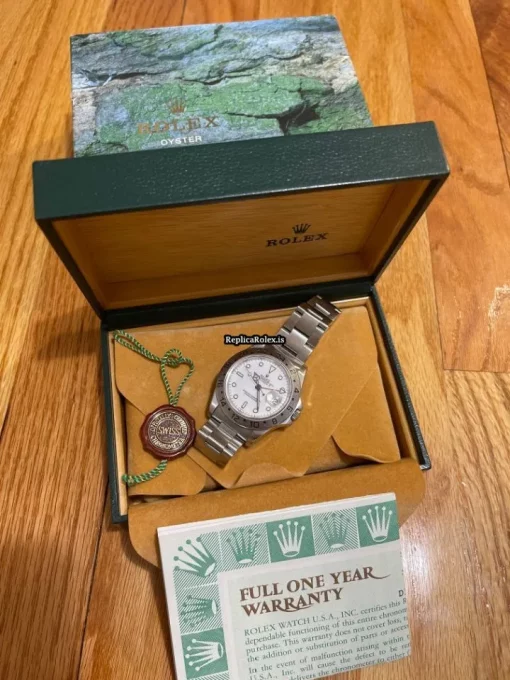 Aaa Replica Rolex Explorer II 16570 Caliber 3185 Automatic Movement 40mm Steel Case Mens/unisex Watch