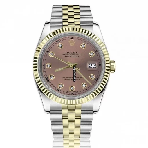 Ideal Fakes Rolex Lady-datejust 68274 Automatic Movement 31mm Gold/steel Case Womens Watch