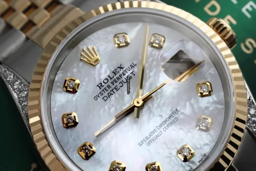 Special Replica Rolex Datejust 16233 Automatic Movement 36mm Gold/steel Case Mens/unisex Watch - Image 2