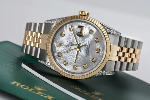 Special Replica Rolex Datejust 16233 Automatic Movement 36mm Gold/steel Case Mens/unisex Watch - Image 5