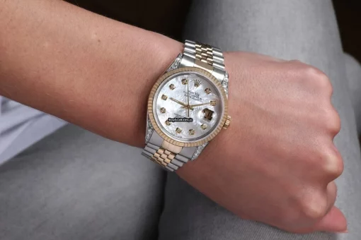 Special Replica Rolex Datejust 16233 Automatic Movement 36mm Gold/steel Case Mens/unisex Watch - Image 8