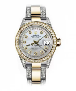 Cheap Fake Rolex Datejust 68173 Automatic Movement 31mm Gold/steel Case Womens Watch