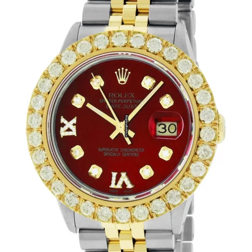 Aaa Replica Rolex Datejust 16013 Caliber 3035 Automatic Movement 36mm Gold/steel Case Mens/unisex Watch