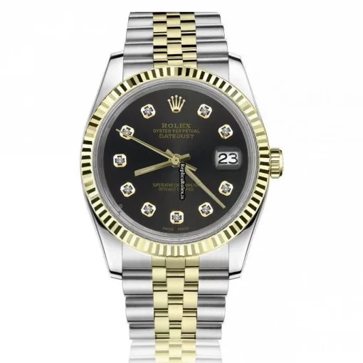 Good Replicas Rolex Lady-datejust 68274 Automatic Movement 31mm Gold/steel Case Womens Watch