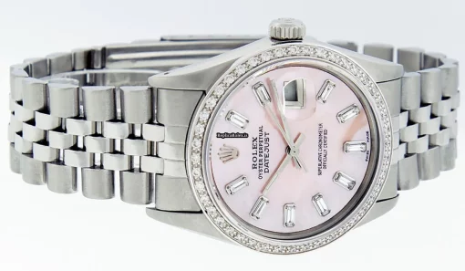 Incredible Fake Rolex Datejust Caliber 3035 Automatic Movement 36mm Steel Case Mens/unisex Watch - Image 3