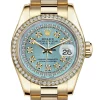 Well Made Fake Rolex Datejust 68278 Automatic Movement Womens Watch
