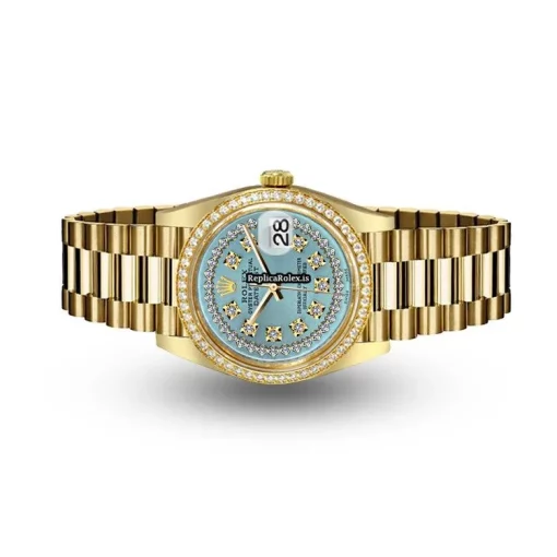 Well Made Fake Rolex Datejust 68278 Automatic Movement Womens Watch - Image 5