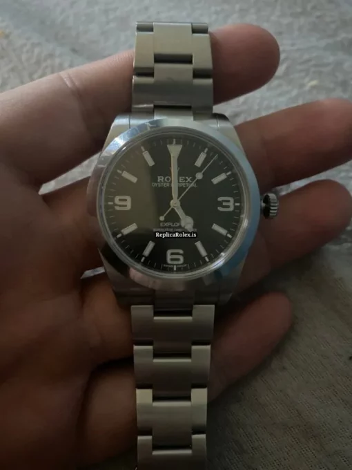 Lovely Replica Rolex Explorer 214270 Caliber 3132 Automatic Movement 39mm Steel Case Mens/unisex Watch - Image 8