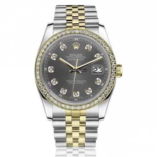 Reliable Fakes Rolex Datejust 16013 Automatic Movement 36mm Gold/steel Case Mens/unisex Watch