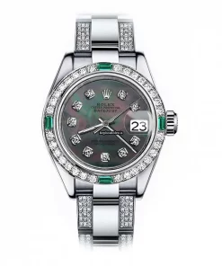 Affordable Fake Rolex Oyster Perpetual Lady Date 69160 Automatic Movement 26mm Steel Case Womens Watch