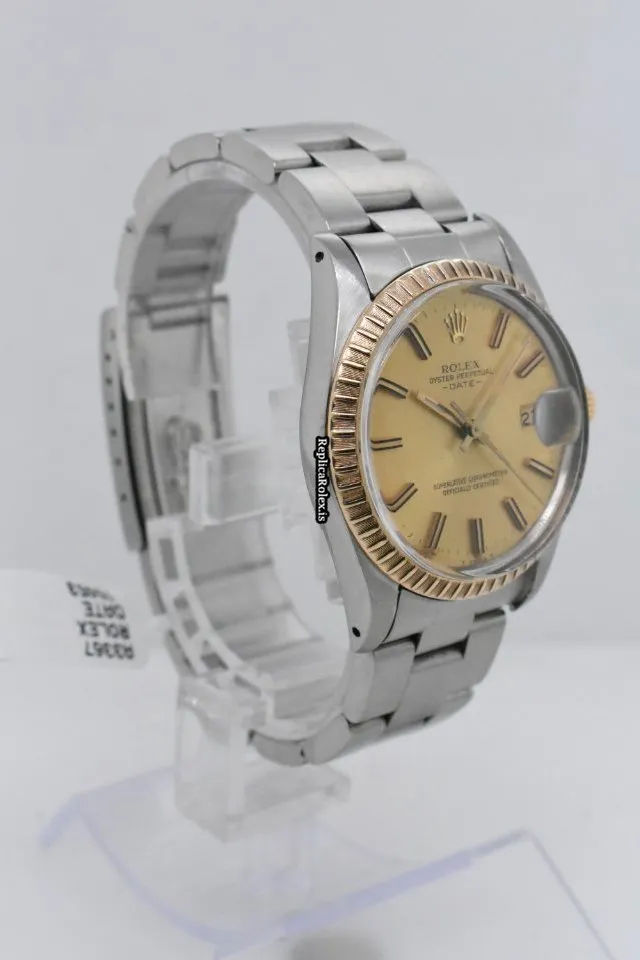 Ideal Fake Rolex Oyster Perpetual Date 15053 Caliber 3035 Automatic Movement 34mm Steel Case Mens/unisex Watch - Image 3